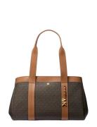 Lg Ew Tote Brown Michael Kors
