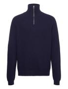 Wblass Wool Half-Zip Navy Woodbird