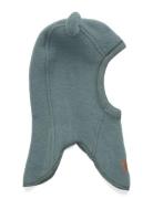 Wool Fullface W Ears Khaki Mikk-line