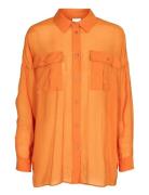 Nuelinam Ls Shirt Orange Nümph