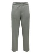 Onsconnor Life Rlx Pants Sweat Noos Grey ONLY & SONS