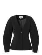 Pckamil Ls Fitted Blazer Noos Bc Black Pieces