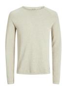 Jjehill Knit Crew Neck Noos Cream Jack & J S