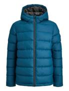 Jcopoint Pu Puffer Jacket Bf Jnr Blue Jack & J S