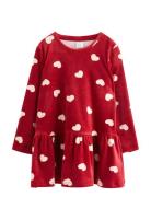 Klänning I Velour Red Lindex