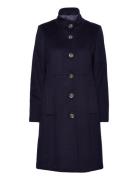 Cashmere Coat W - New Parker Navy SAND