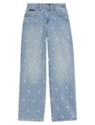 The Wide Leg Ck Distressed Indig Blue Calvin Klein Jeans
