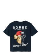 Nkmstuff Bod Ss Nreg Top Box Sky Navy Name It