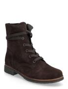 Laced Ankle Boot Brown Gabor