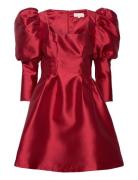 Imogen Dress Burgundy Malina