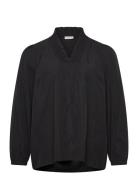 Kcmai Shirt Black Kaffe Curve