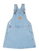 Organic Denim Spencer Dress W Heart Blue Copenhagen Colors