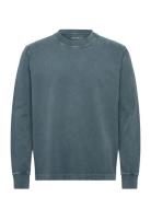 Long Sleeve Premium Heavy Weight Tee Blue Abercrombie & Fitch