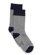 Minipop® Bamboo Socks Thin Stripe Navy Minipop