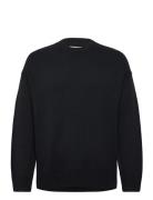 Long Sleeve Jersey Crew Black Hollister