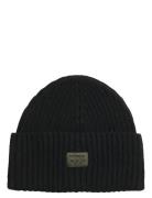 Workwear Knitted Beanie Hat Black Superdry
