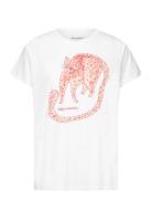 Romall Cat Tee Ss White Lollys Laundry