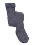 Cotton Rib Tights Blue Mp Denmark