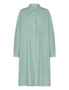 Delphine Dress Paper Touch Green Naja Lauf