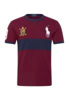 Custom Slim Fit 20Th Anniversary T-Shirt Burgundy Polo Ralph Lauren