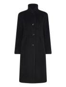 Abbey Coat Lux Wool Black Naja Lauf