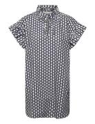 Tannie Blouse Dots In A Row Navy Naja Lauf