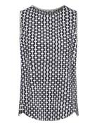 Samsara Top Dots In A Row Navy Naja Lauf