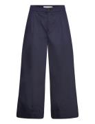 Nadine Pants Sateen Poplin Navy Naja Lauf