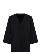 Rosemarie Blouse Dense Stretch Black Naja Lauf