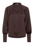 Beverley Blouse Brown Twist & Tango