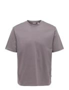 Onsfred Life Rlx Ss Tee Noos Grey ONLY & SONS