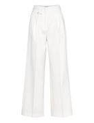 Yana Tailored Wide Pants White Malina