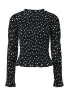 Yaschemma Ls Smock Top Noos Black YAS