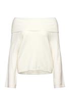 Penny Offshoulder Knit Blouse White A-View