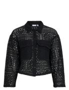 Vimerinda Crochet L/S Shirt - Noos Black Vila