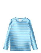 Tnmoore L_S Rib Tee Blue The New