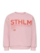 Kmgzenja Life L/S Boxy Pullover Bru Swt Pink Kids Only