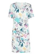 Nightdress Short Sl White Damella Of Sweden