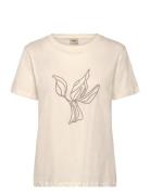 Frariella Tee 1 Cream Fransa