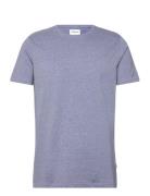 Mouliné O-Neck Tee S/S Blue Lindbergh