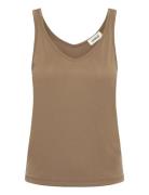 Slcolumbine Tank Top Brown Soaked In Luxury