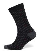 Pattern Bamboo Sock Black Lindbergh