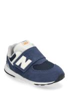 New Balance 574 Kids New-B Hook & Loop Navy New Balance