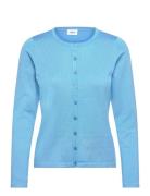 A8661, Milasz R-Neck Cardigan Blue Saint Tropez