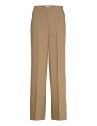 Slcorinne Wide Long Pants Brown Soaked In Luxury
