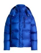 Water-Repellent Quilted Down Jacket Blue Polo Ralph Lauren