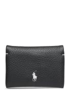 Polo Play Leather Snap Card Case Black Polo Ralph Lauren