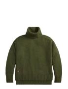 Wool-Cashmere Turtleneck Sweater Green Polo Ralph Lauren