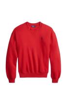 Fleece Crewneck Red Polo Ralph Lauren