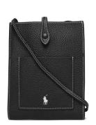 Polo Play Leather Pocket Crossbody Black Polo Ralph Lauren